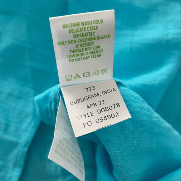 Lilly Pulitzer Women’s Bermuda Blu Lara Top. - Picture 10 of 12